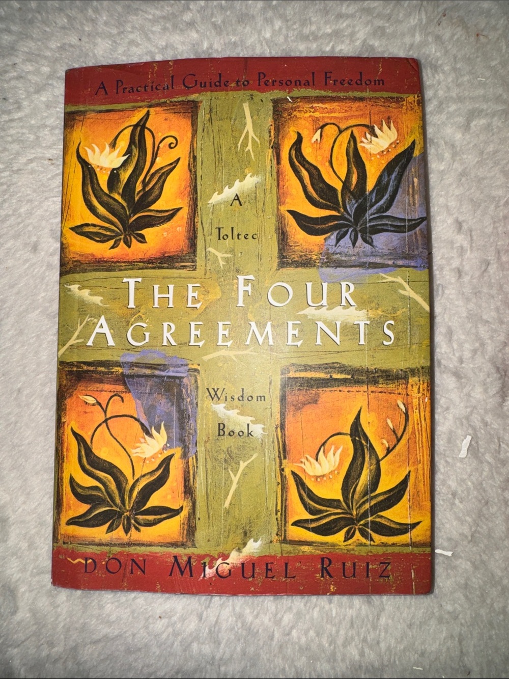 The Four Agreements Paperback - (Green & Orange Cover)